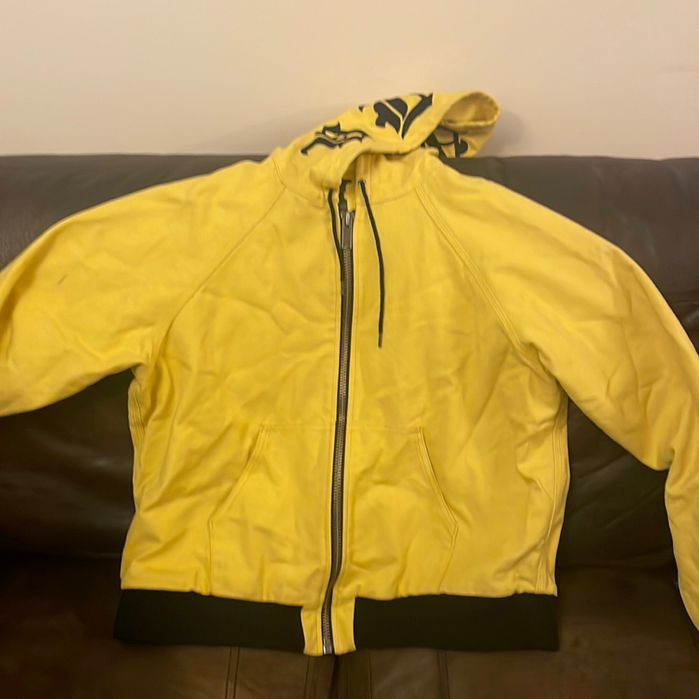 Vlone Canvas hoodie “Yellow”